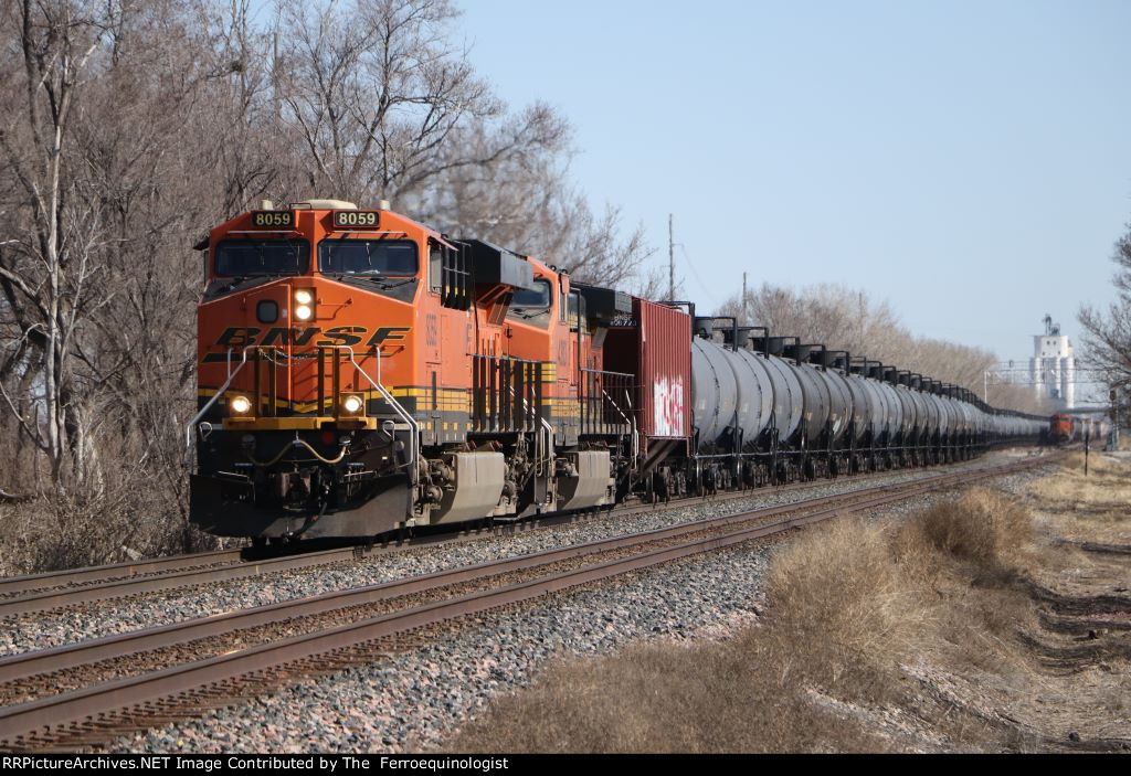 BNSF U Train 8059 West